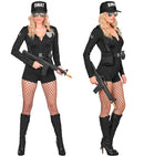 S.W.A.T.  Romper, Harness Belt With Utility Pouch, Hat, Badge 