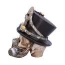 Steampunk Breathe Easy Venetian Mask Skull Ornament 19.5cm 3