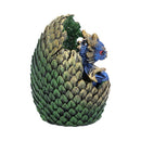 Blue Geode Home Glittering Hatchling and Egg Figurine 10.7cm 4