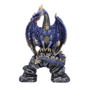 Acko Metallic Blue Dragon Figurine 15.5cm 2