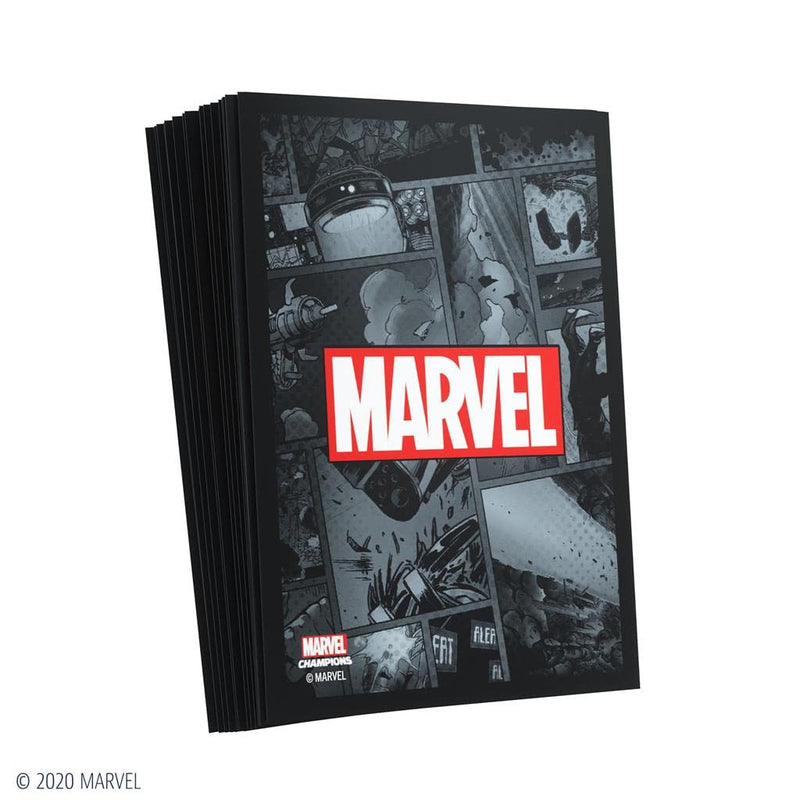 Gamegenic Marvel Champions Sleeves Marvel Black, GGS15013ML