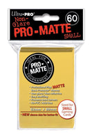 Ultra Pro 330630 Yu-Gi-Oh Pro Matte Card Sleeves, Yellow, Small