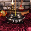 Set of Six Cauldron Bubble Witch Wiccan Incense Stick Burners 13cm 10