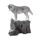 Guidance Ornament Wolf and Pup Figurine by Lisa Parker 25cm 2