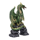Haranu Green Metallic Dragon Figurine 15.5cm 6