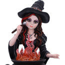 Althea Witch figurine with Flame Cauldron 16cm 5
