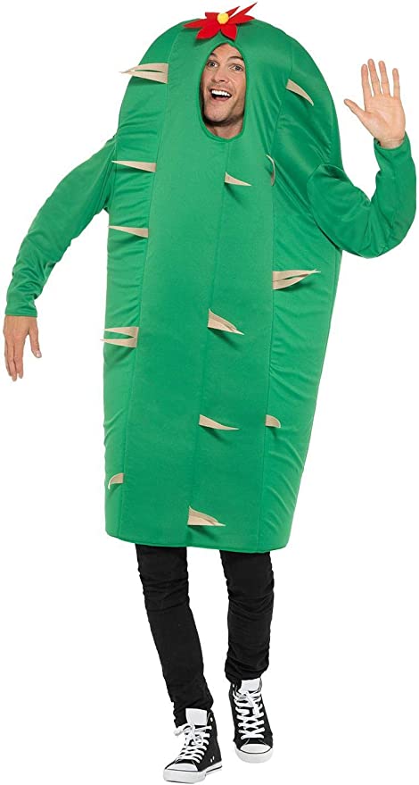 Cactus Costume Adult Green One Size Tabard