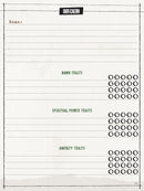 Renegade Game Studios: Werewolf - The Apocalypse 5th Edition Roleplaying Game Expanded Character Sheet Journal - RPG Book, Session Record Sheets