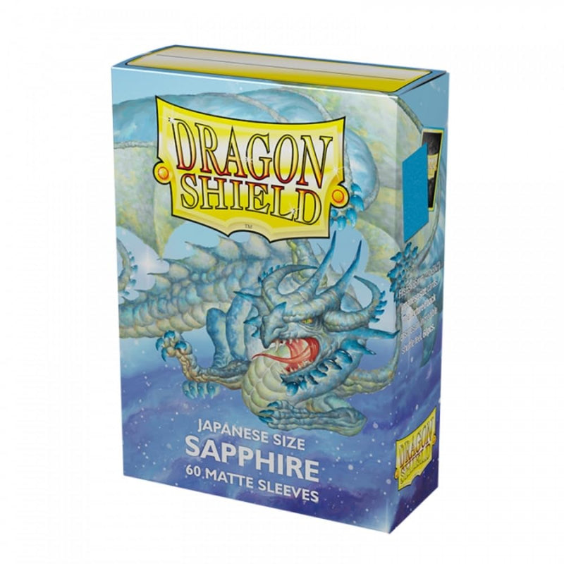 Dragon Shield AT-11128 Japanese Size Matte Sapphire (60 Sleeves)