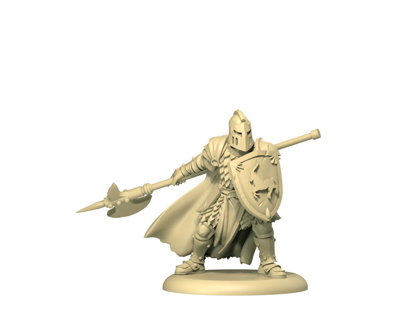 CMON A Song of Ice and Fire Tabletop Miniatures Game Baratheon Halberdiers Unit Box - House Baratheon Vanguard Defense! Strategy Game for Adults, Ages 14+, 2+ Players, 45-60 Minute Playtime, Made