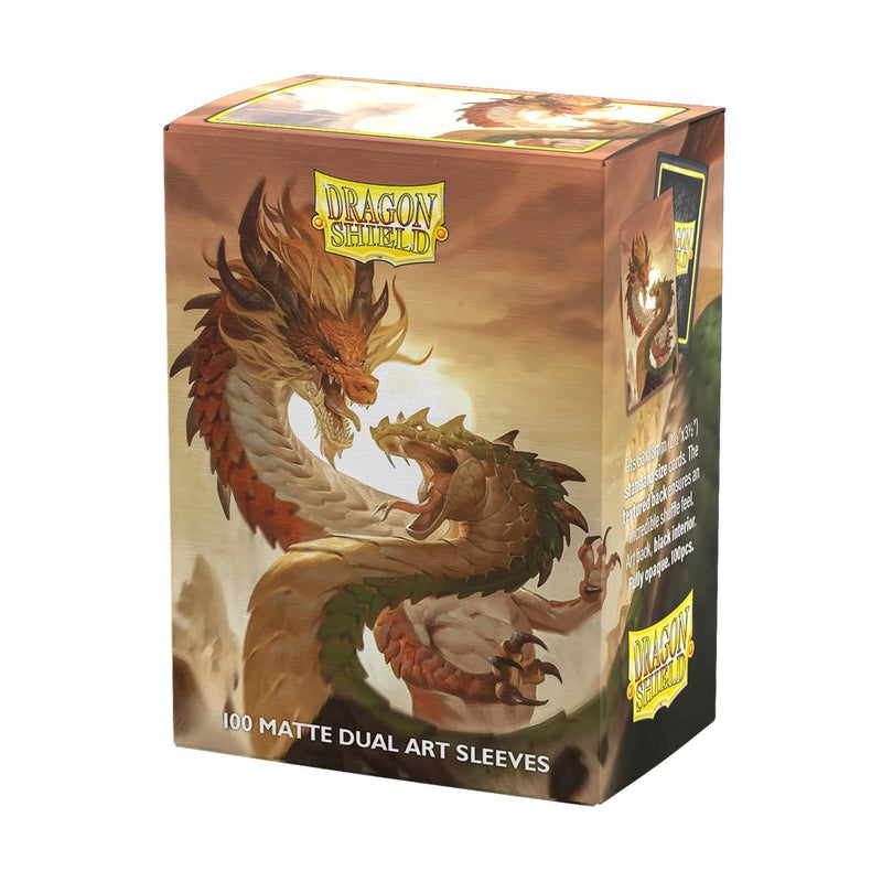 Dragon Shield: Wood Snake 2025-100CT Matte Dual Art Card Sleeves - Compatible with Magic The Gathering, Pokémon, and Yugioh TCG & LCG Protection, for Toploaders