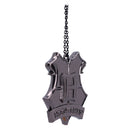 Harry Potter Hogwarts Crest Silver Weighted Hanging Ornament 6cm 4