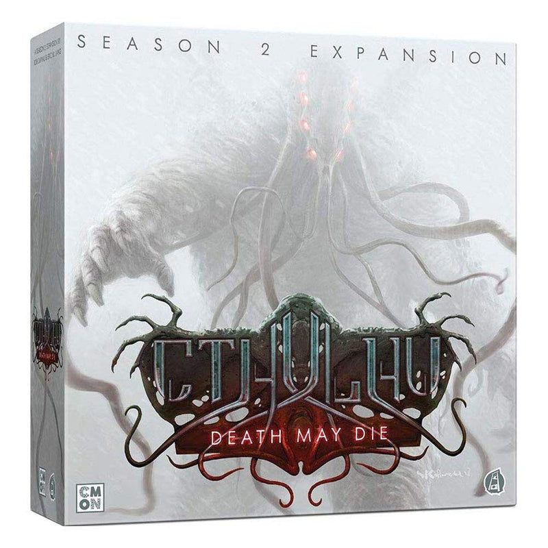 Cthulu: Death May Die Season 2 Board Game Expansion | Horror Game | Mystery Game | Cooperative Game for Adults and Teens | Ages 14+ | 1-5 Players | Average Playtime 90-120 Minutes | Made by CMON