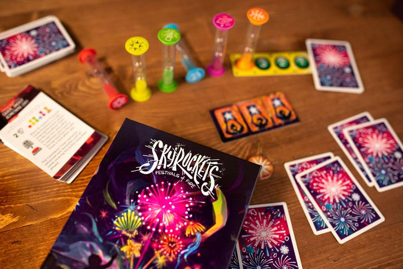 Floodgate Games Skyrockets Festivals of Fire Party Game - Card Game - English Version