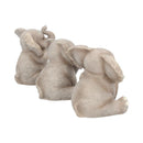 Three Baby Elephants Figurine Elephant Ornaments 8cm 5