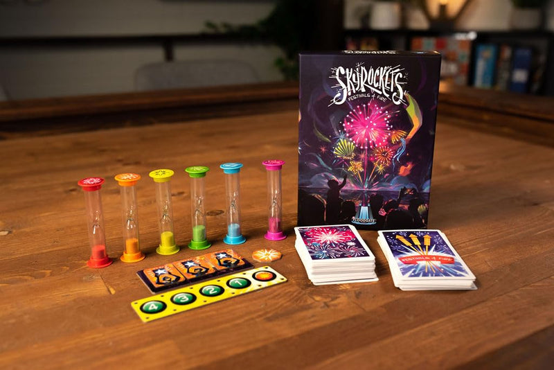 Floodgate Games Skyrockets Festivals of Fire Party Game - Card Game - English Version