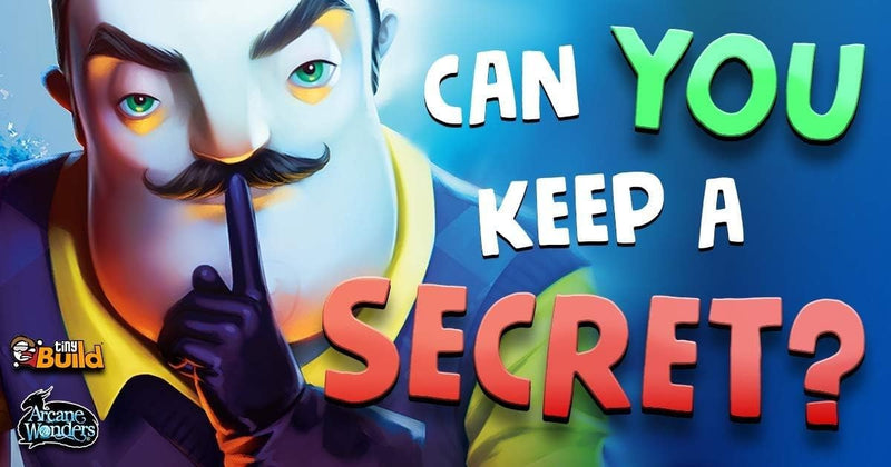 Arcane Wonders Hello Neighbor The Secret Neighbor Party Game , Blue