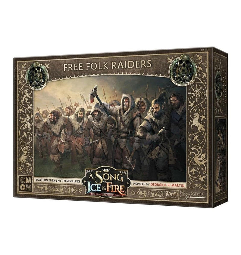 CMON A Song of Ice and Fire Tabletop Miniatures Free Folk Raiders Unit Box - Unleash The Wild Fury! Strategy Game for Adults, Ages 14+, 2+ Players, 45-60 Minute Playtime, Made by CMON