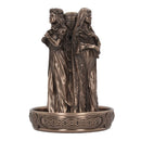 Triple Goddess Backflow Incense Burner 18cm 3