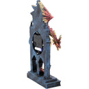 Red Dragon Gothic Fantasy Time Guardian Clock 27.5cm 6