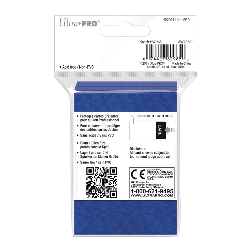 Ultra Pro SLEEVES 60 d10 Card Game (Small, Blue)