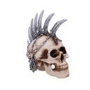 Chain Blade Mohican Mohawk Knife Skull Ornament 17.5cm 2