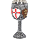 English Three Lions Shield St George Henry IV Wine Goblet 17cm 4