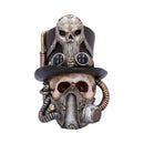 Steampunk Breathe Easy Venetian Mask Skull Ornament 19.5cm 2