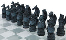 Raised Fantasy Dragon Chess Set with Corner Towers 43cm 3
