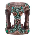 Bronze Mother Earth Tea Light Holder 7cm 4