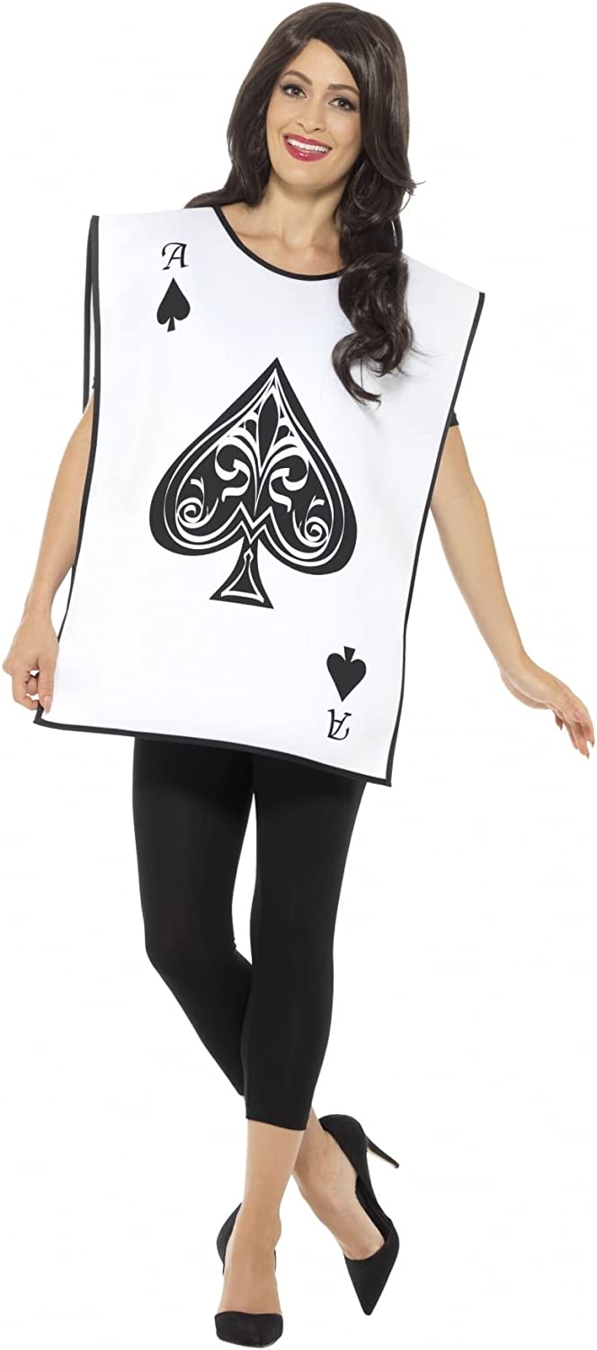 Alice In Wonderland Carded Guard Costume Adult White Tabard
