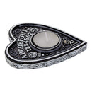Black and White Spirit Board Tea Light Holder 9.5cm 4