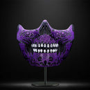 Jewelled Masquerade Purple 17.5cm Day of the Dead Mask for Cosplay 8