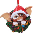 Gremlins Gizmo in Wreath Hanging Ornament 10cm 5