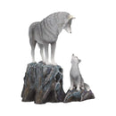Guidance Ornament Wolf and Pup Figurine by Lisa Parker 25cm 6