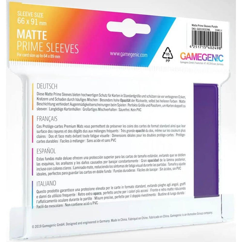 GAMEGEN!C Gamegen!C Pack of Matte Prime Sleeves (100)