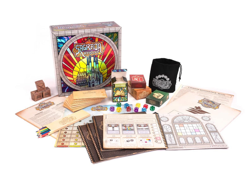 Sagrada Artisans - A Strategy Game Based on The Award-Winning Board Game, Sagrada! | Family Board Game for Kids & Adults | Ages 10 and Up | for 2 to 4 Players | Easy to Learn