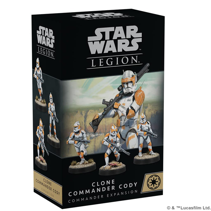 Atomic Mass Games Star Wars: Legion Clone Commander Cody Commander Expansion - Tabletop Miniatures Game, Strategy Game for Kids and Adults, Ages 14+, 2 Players, 3 Hour Playtime, Made