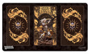 Ultra PRO - Dungeons & Dragons Book of Many Things Black Stitched Playmat Alternate Cover, Use as Oversize Mouse Pad, Desk Mat, Gaming Playmat, TCG Card Game Playmat, Protect Cards During Gameplay