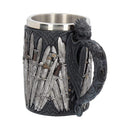 Medieval Sword Dragon Tankard Gothic Fantasy Mug 14cm 2