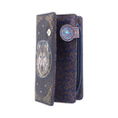 Lisa Parker Wild One Wolf Embossed Purse Wallet LP 18.5cm 3