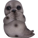 Three Wise Seals Decorative Resin Figurine Set 7.5cm 6