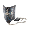 Danegeld Viking Wallet with Decorative Chain Black 11cm 6