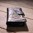 Lisa Parker Spirits of Salem Black Cat Skull Map Embossed Purse 18.5cm 7