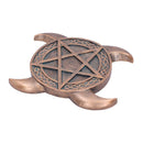 Bronze Triple Moon Pentacle Incense Burner 15.5cm 4