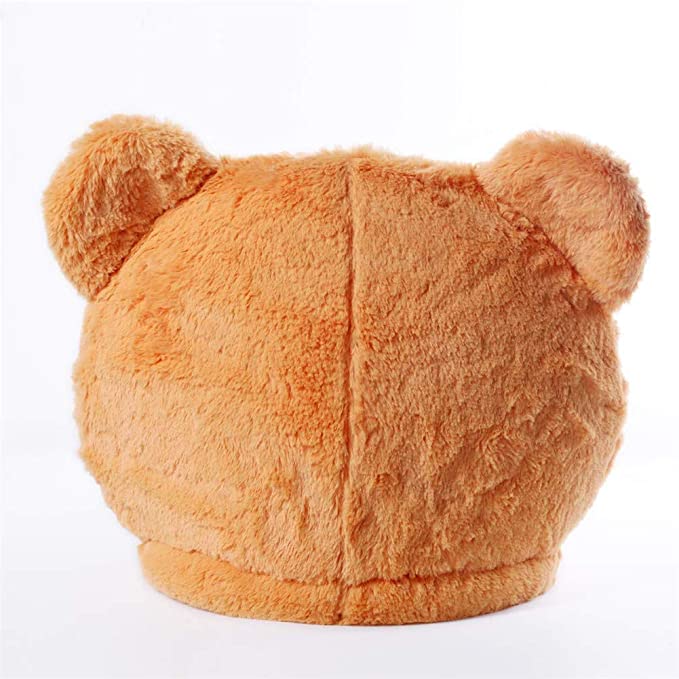Teddy Bear Mascot Giant Head Mask 2 MAD Fancy Dress