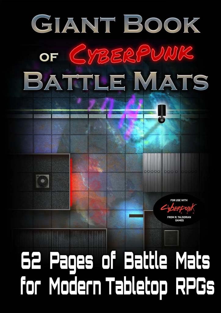 The Giant Book Of Cyberpunk Battle Mats (A3) (Nintendo Switch///xbox_one/)