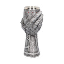 Medieval Knight Gauntlet Wine Goblet Hand Painted 23cm 4