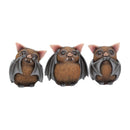 Three Wise Bats Figurines 8.5cm 2