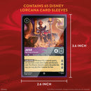 Disney Lorcana TCG Card Sleeve Pack Mickey Mouse Set 8 65 ctn Trading Card Game by Ravensburger 3